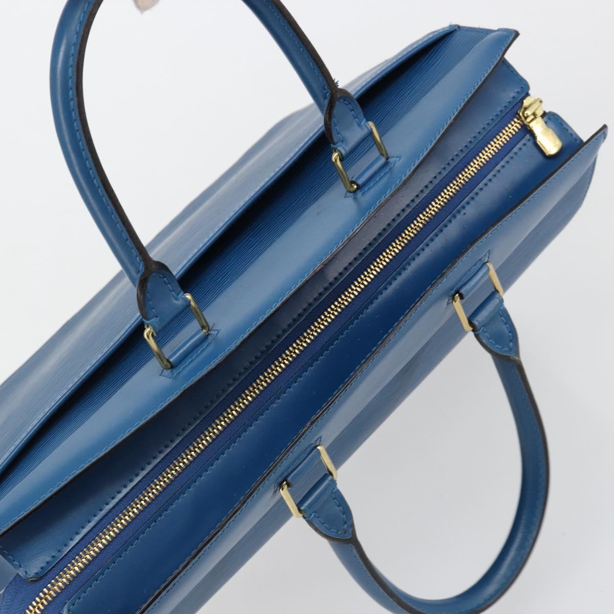 LOUIS VUITTON Epi Riviera Hand Bag Blue M48185 LV Auth hk3848