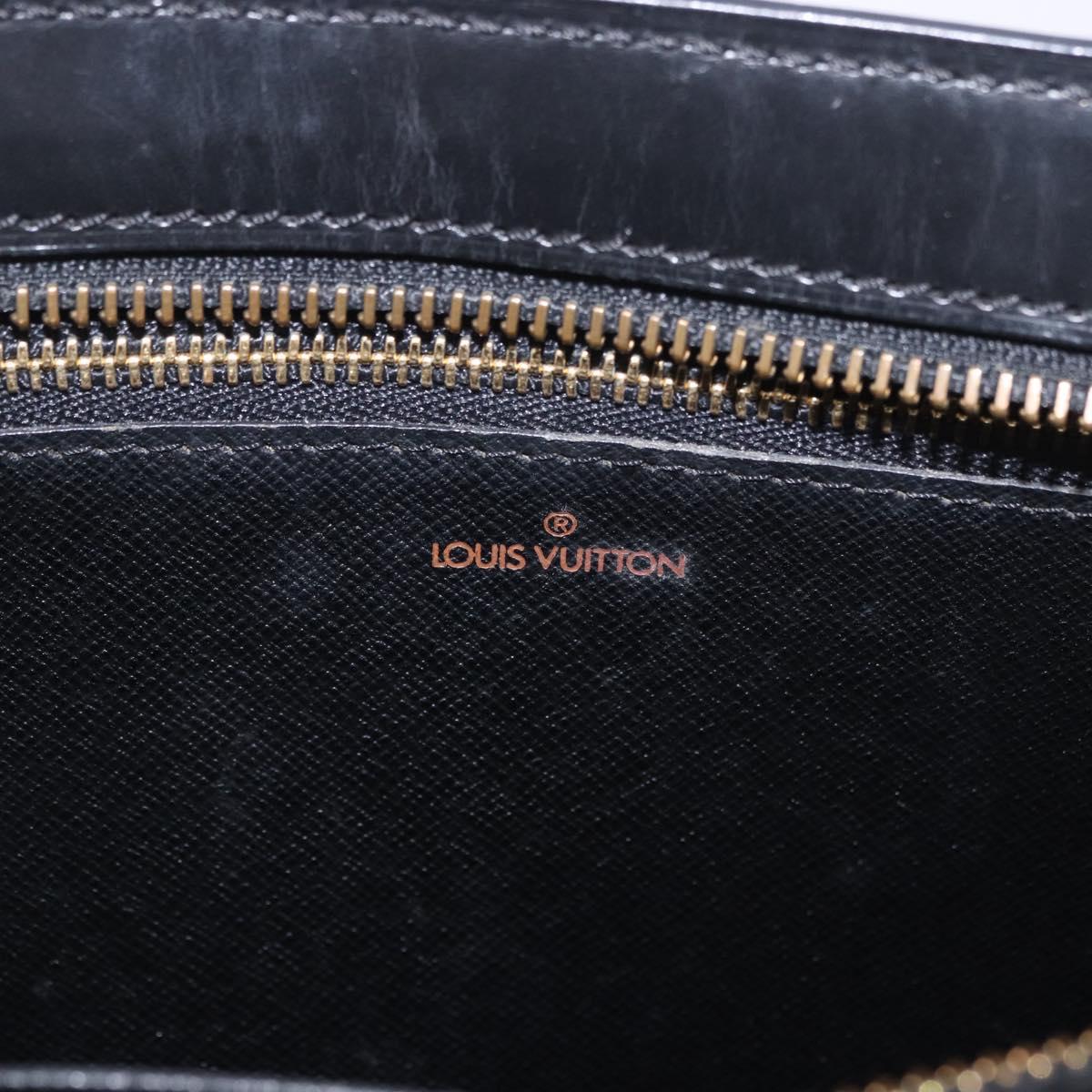 LOUIS VUITTON Epi Angian Shoulder Bag 2way Black M52112 LV Auth hk3850