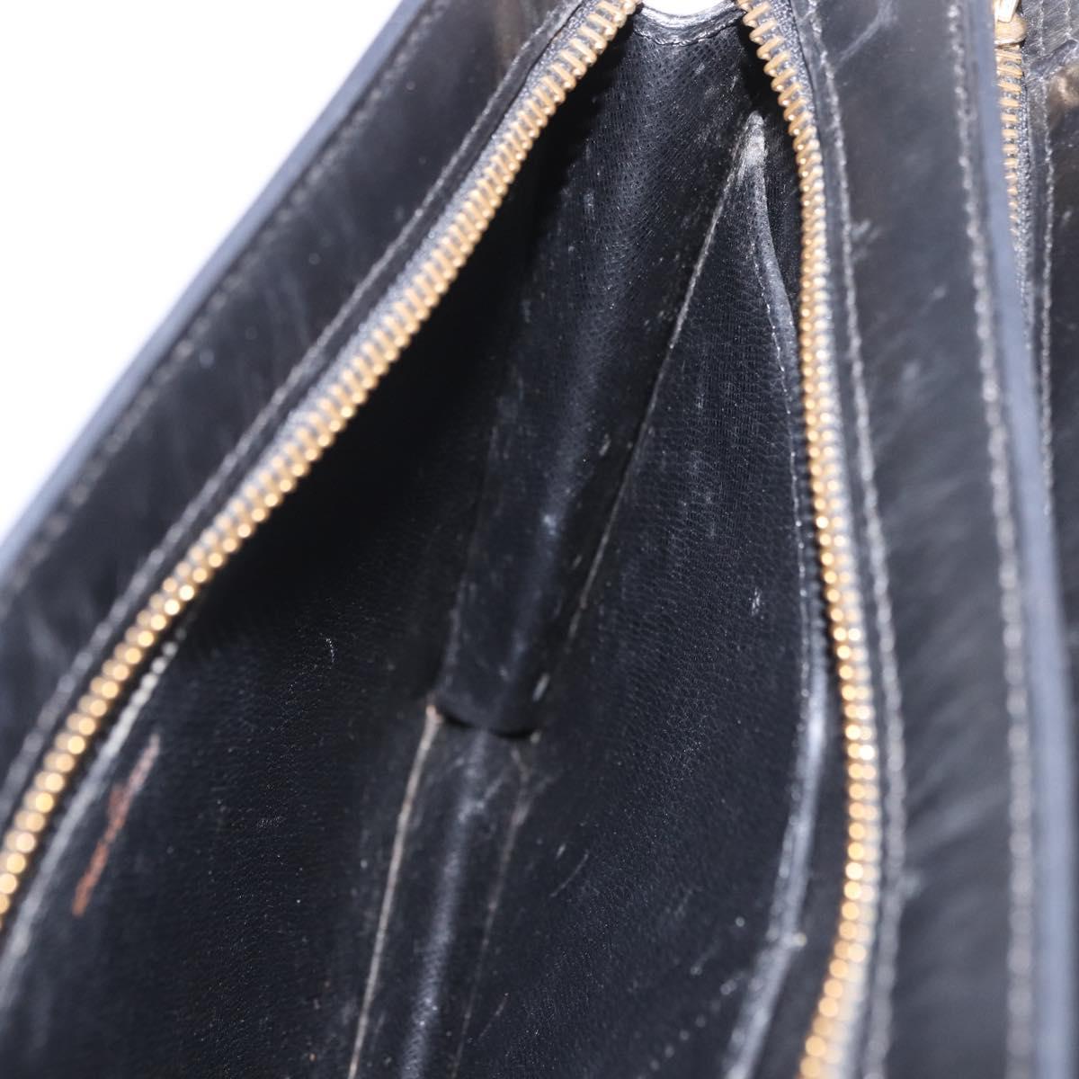 LOUIS VUITTON Epi Angian Shoulder Bag 2way Black M52112 LV Auth hk3850