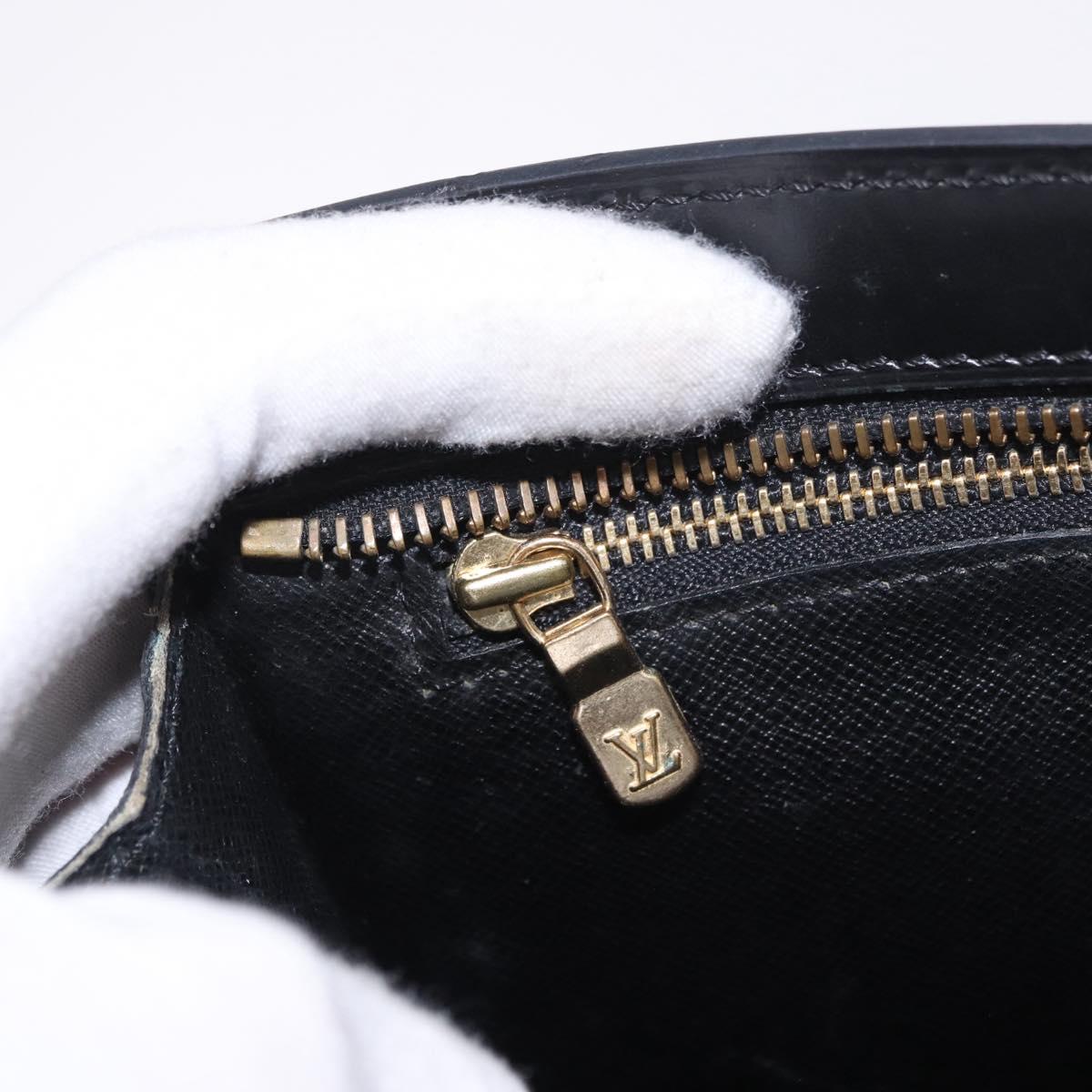 LOUIS VUITTON Epi Angian Shoulder Bag 2way Black M52112 LV Auth hk3850