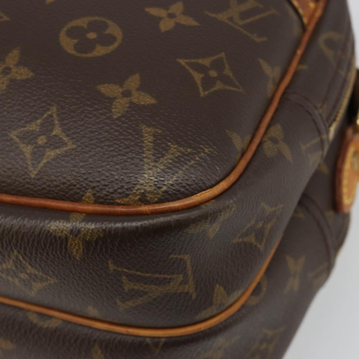 LOUIS VUITTON Monogram Reporter PM Shoulder Bag M45254 LV Auth hk3853