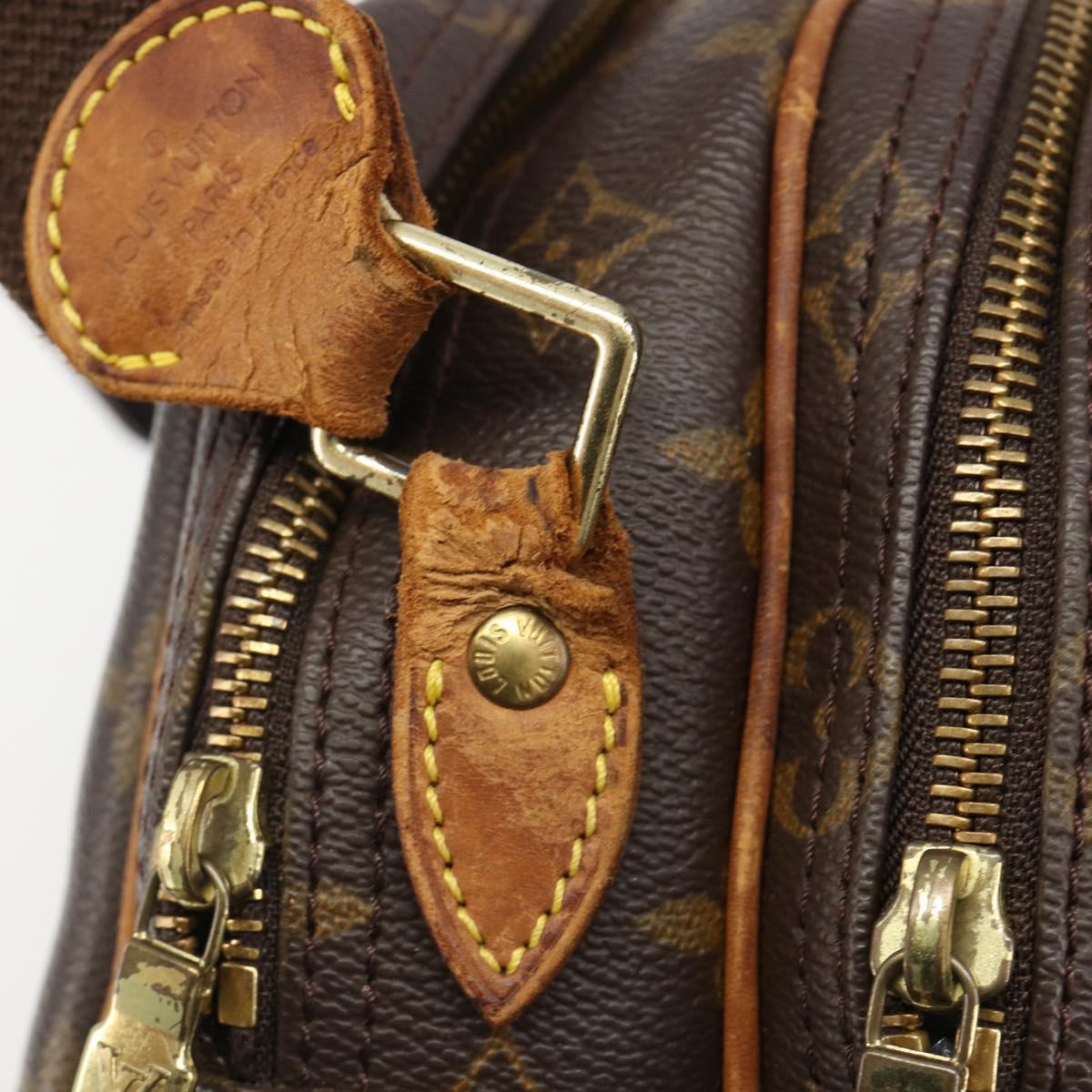 LOUIS VUITTON Monogram Reporter PM Shoulder Bag M45254 LV Auth hk3853