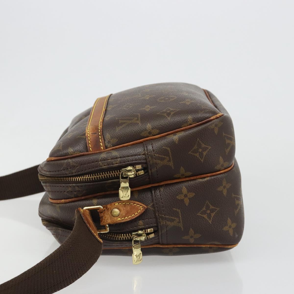 LOUIS VUITTON Monogram Reporter PM Shoulder Bag M45254 LV Auth hk3853