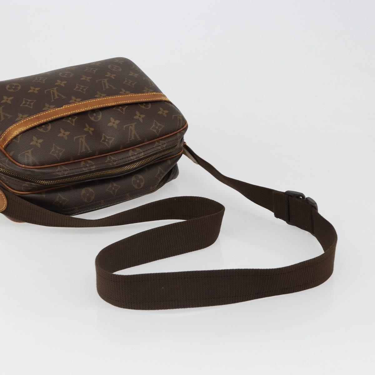 LOUIS VUITTON Monogram Reporter PM Shoulder Bag M45254 LV Auth hk3853