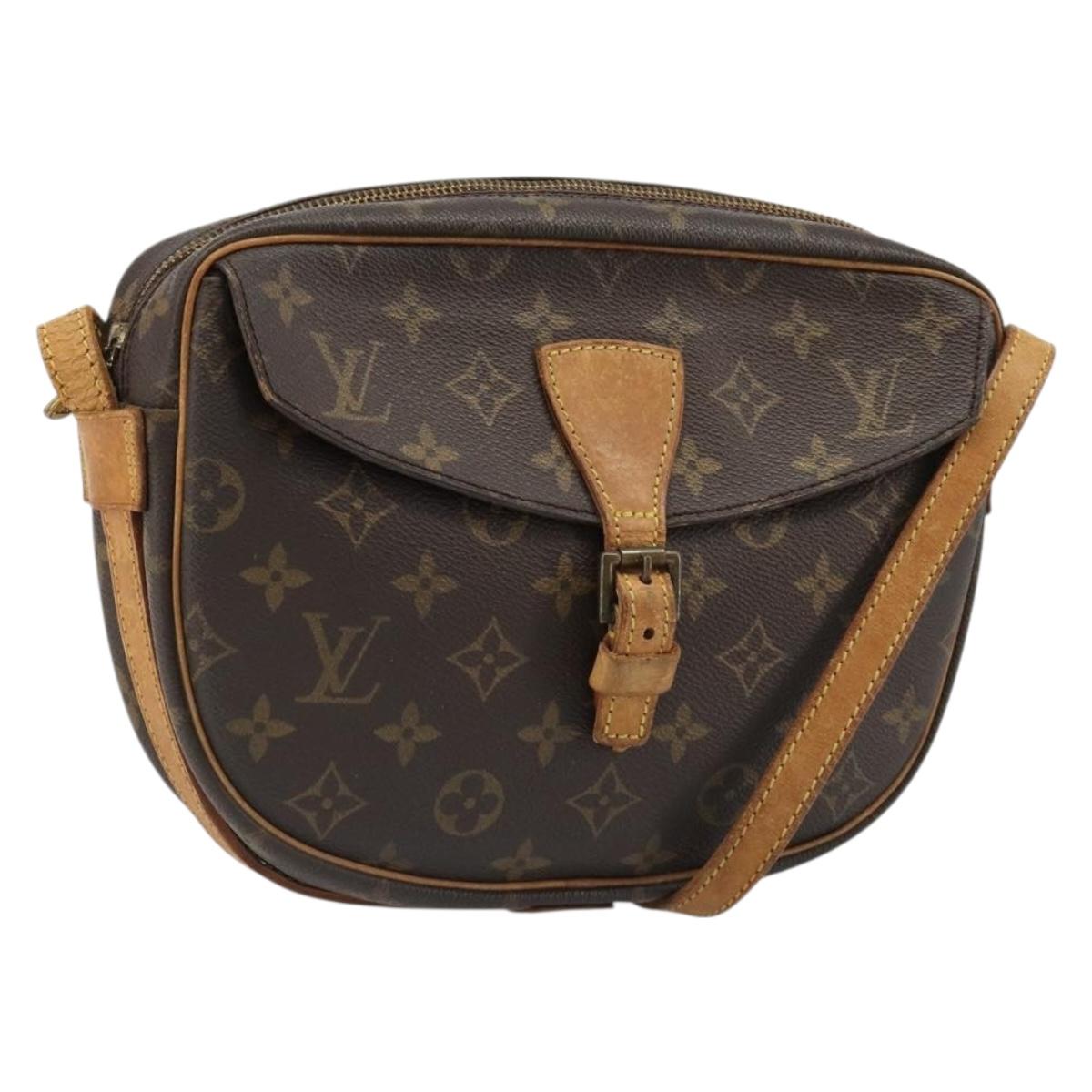 LOUIS VUITTON Monogram Jeune Fille MM Shoulder Bag M51226 LV Auth hk3856