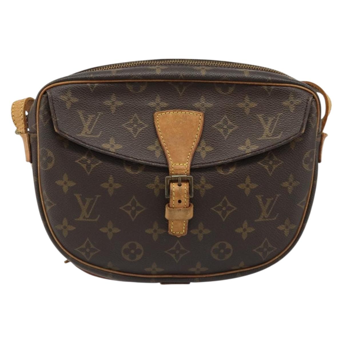 LOUIS VUITTON Monogram Jeune Fille MM Shoulder Bag M51226 LV Auth hk3856