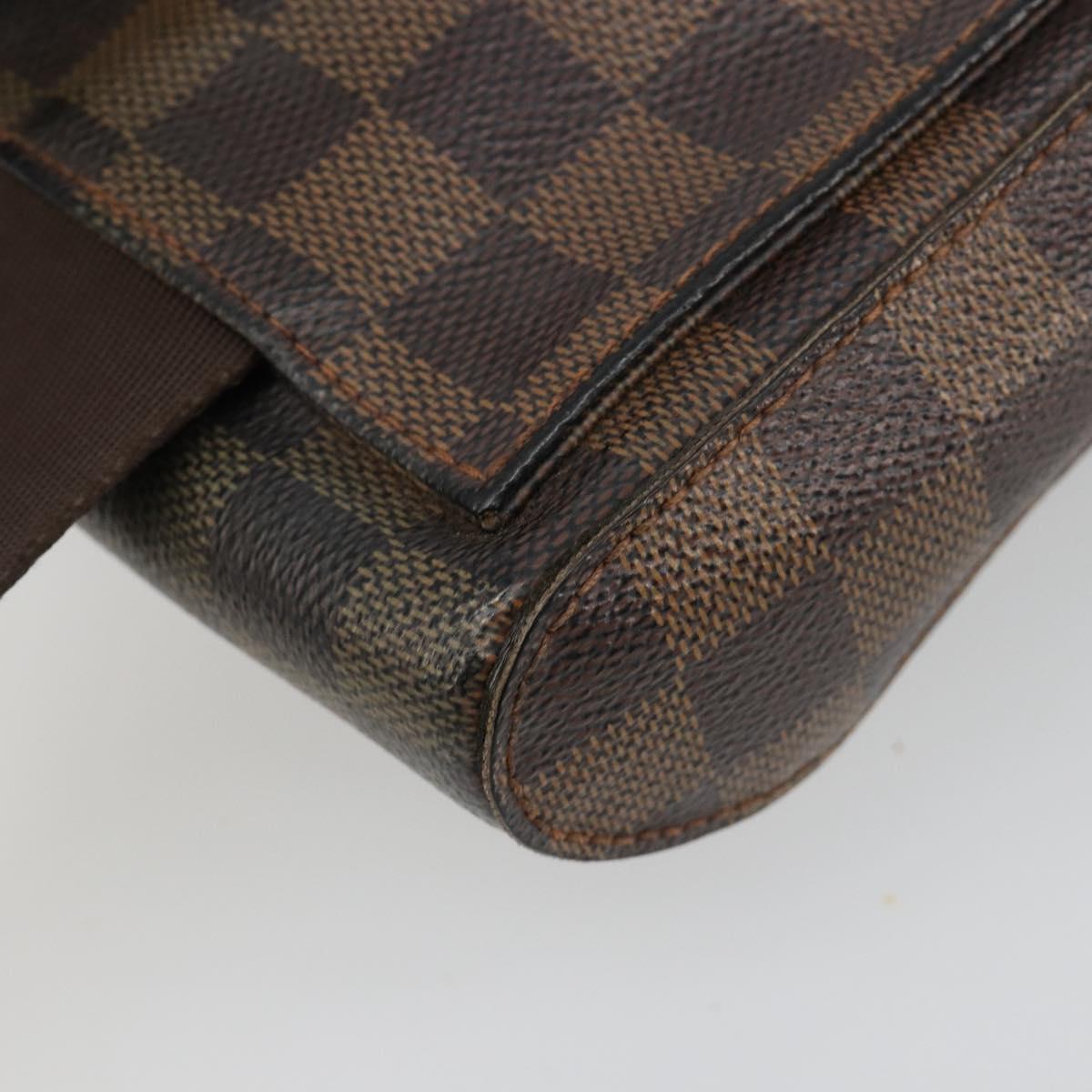 LOUIS VUITTON Damier Ebene Geronimos Shoulder Bag N51994 LV Auth hk3860