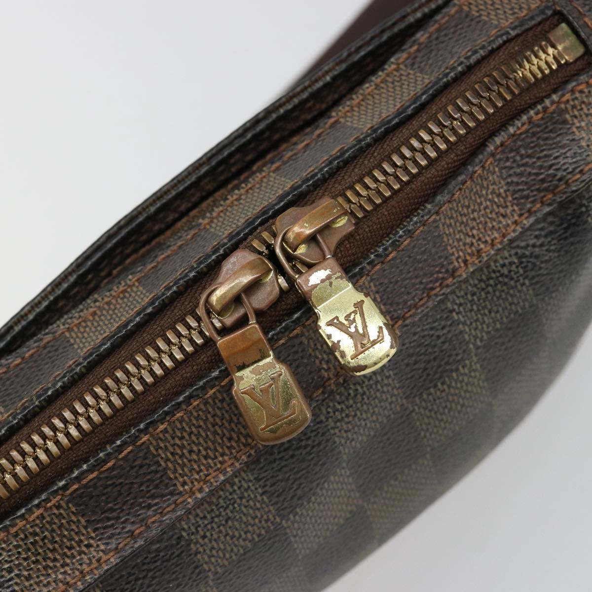 LOUIS VUITTON Damier Ebene Geronimos Shoulder Bag N51994 LV Auth hk3860
