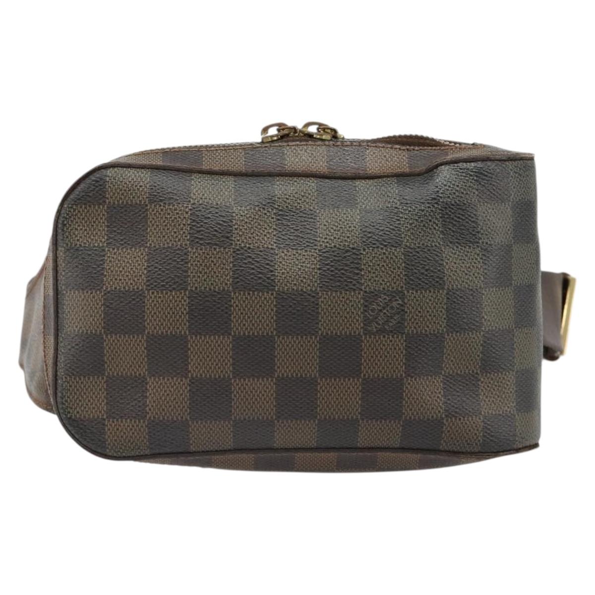 LOUIS VUITTON Damier Ebene Geronimos Shoulder Bag N51994 LV Auth hk3860
