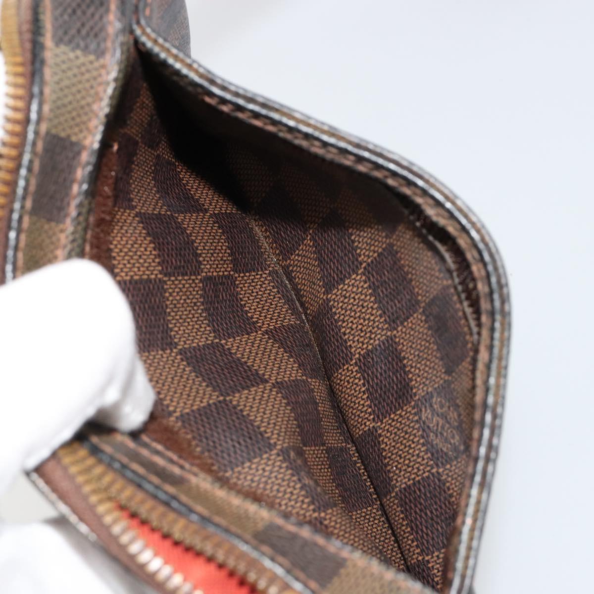 LOUIS VUITTON Damier Ebene Geronimos Shoulder Bag N51994 LV Auth hk3860