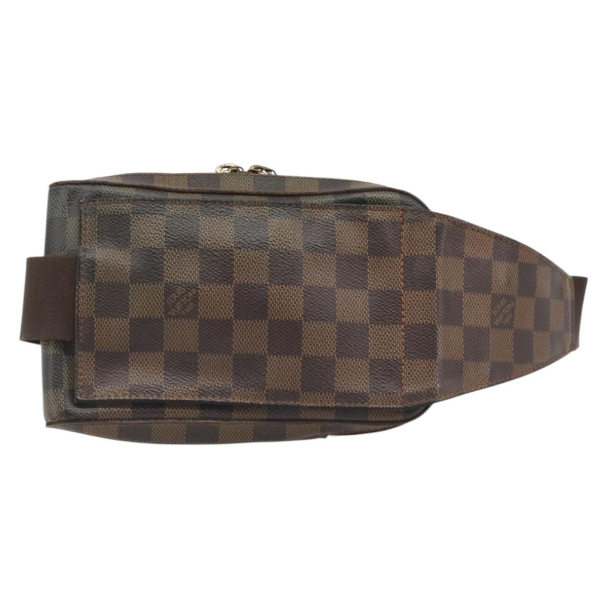 LOUIS VUITTON Damier Ebene Geronimos Shoulder Bag N51994 LV Auth hk3860