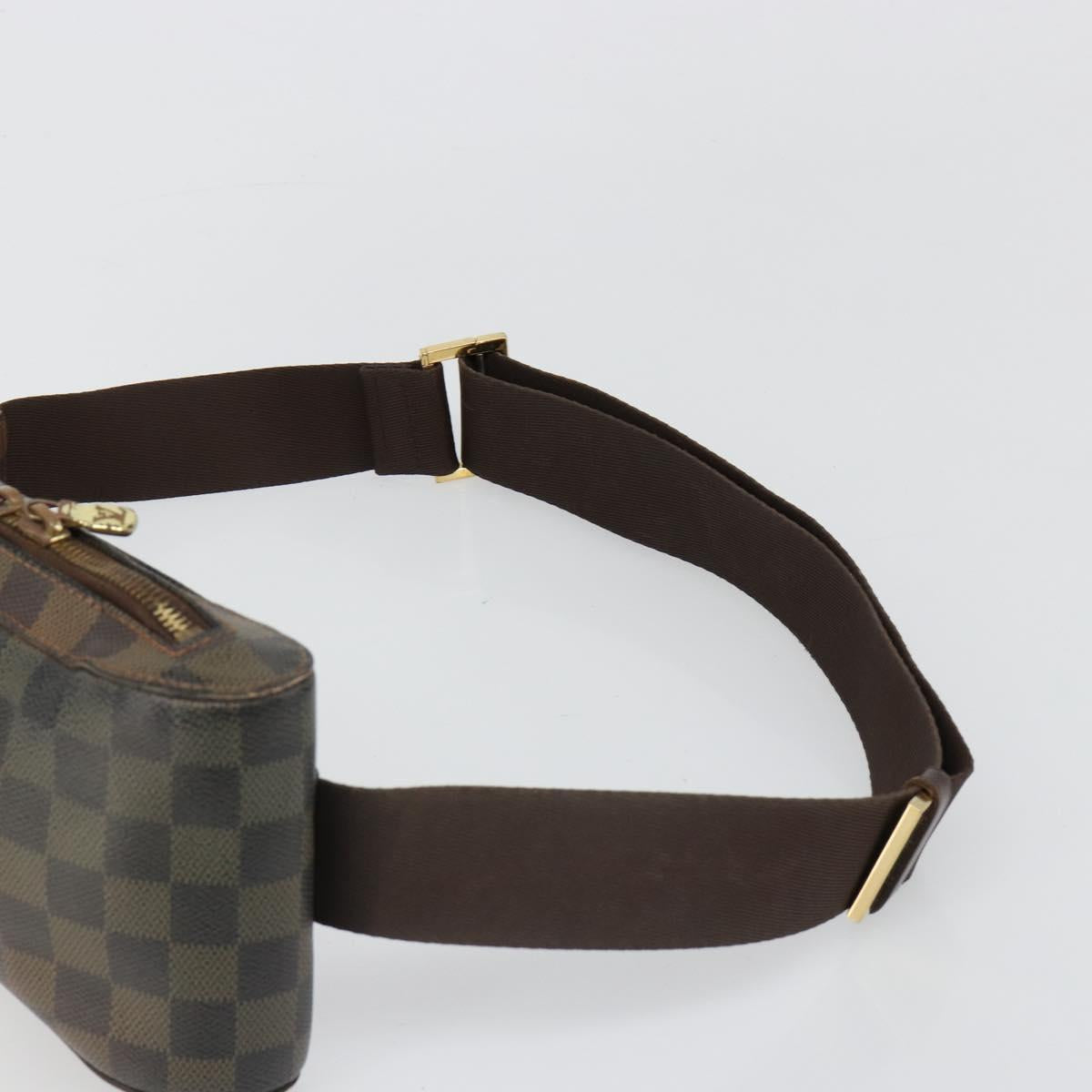 LOUIS VUITTON Damier Ebene Geronimos Shoulder Bag N51994 LV Auth hk3860