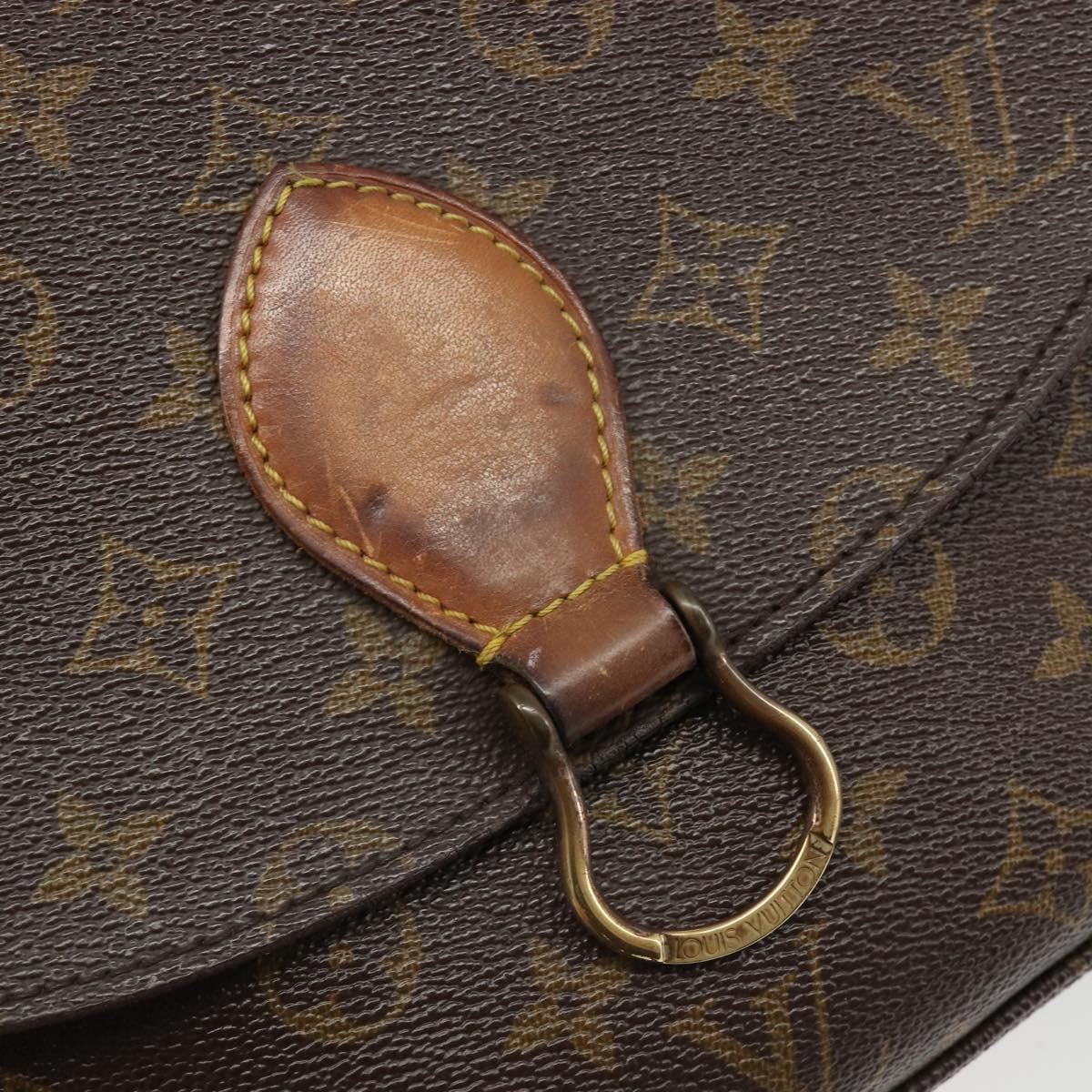 LOUIS VUITTON Monogram Saint Cloud GM Shoulder Bag M51242 LV Auth hk3862