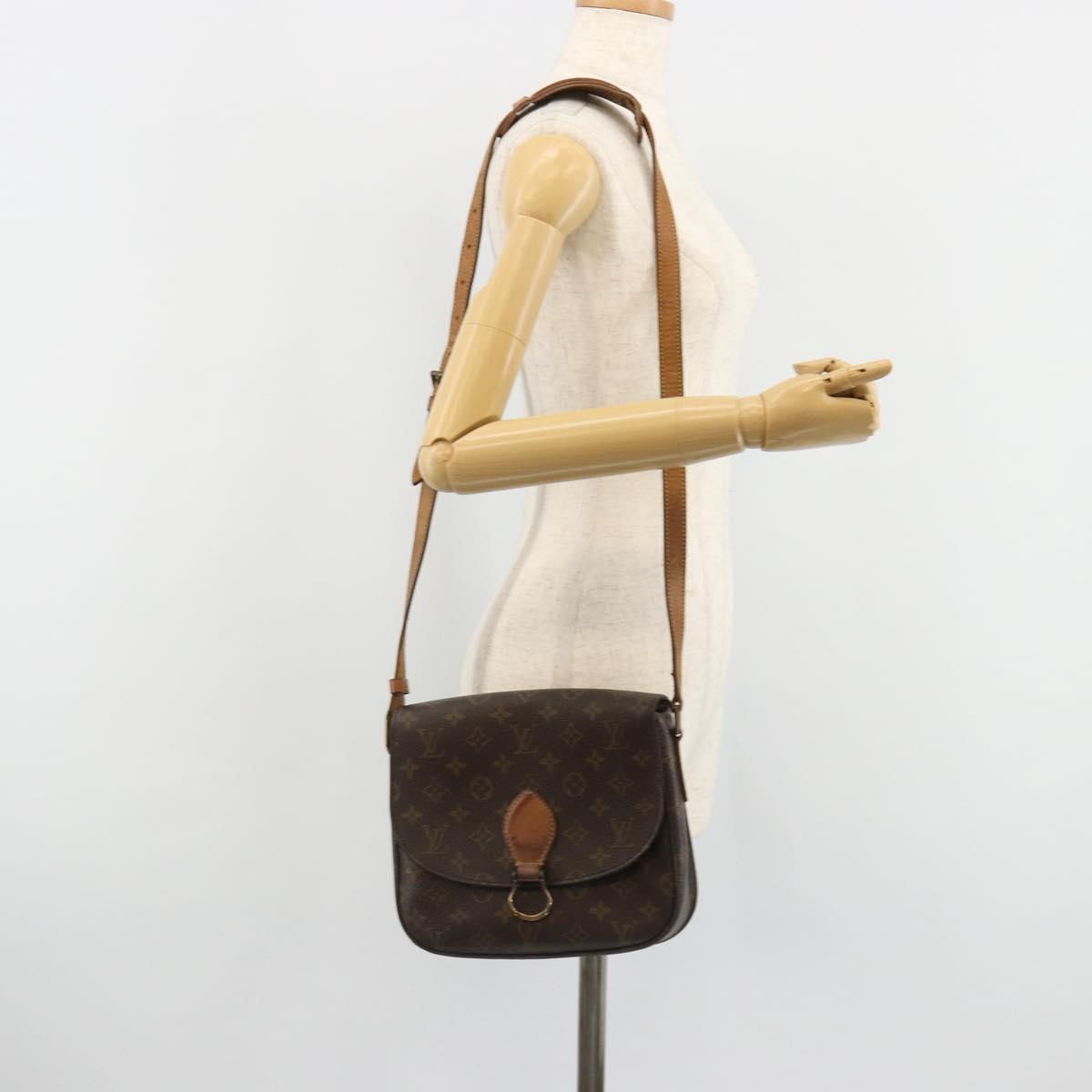 LOUIS VUITTON Monogram Saint Cloud GM Shoulder Bag M51242 LV Auth hk3862