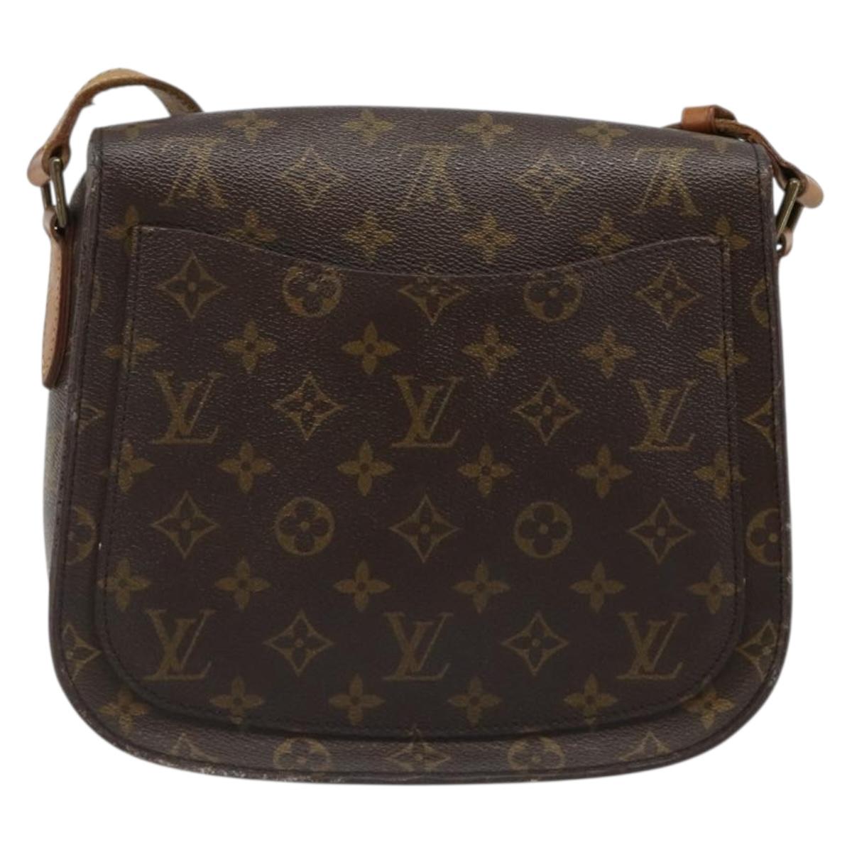 LOUIS VUITTON Monogram Saint Cloud GM Shoulder Bag M51242 LV Auth hk3862