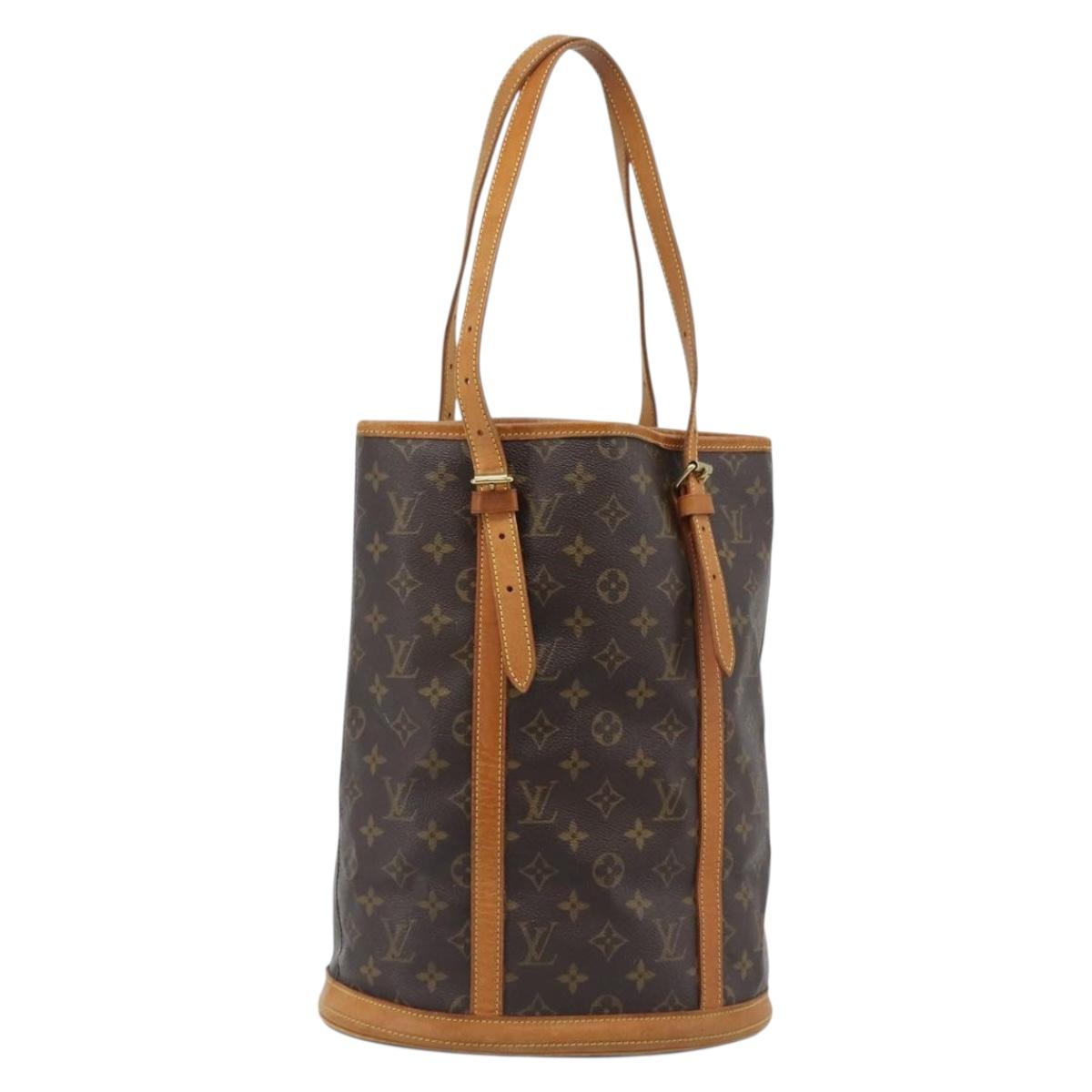 LOUIS VUITTON Monogram Bucket GM Shoulder Bag M42236 LV Auth hk3864