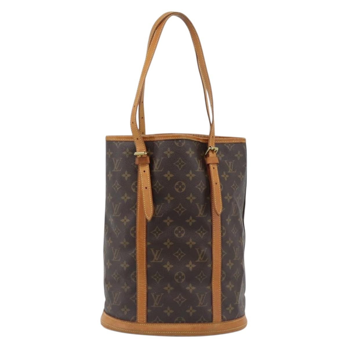 LOUIS VUITTON Monogram Bucket GM Shoulder Bag M42236 LV Auth hk3864