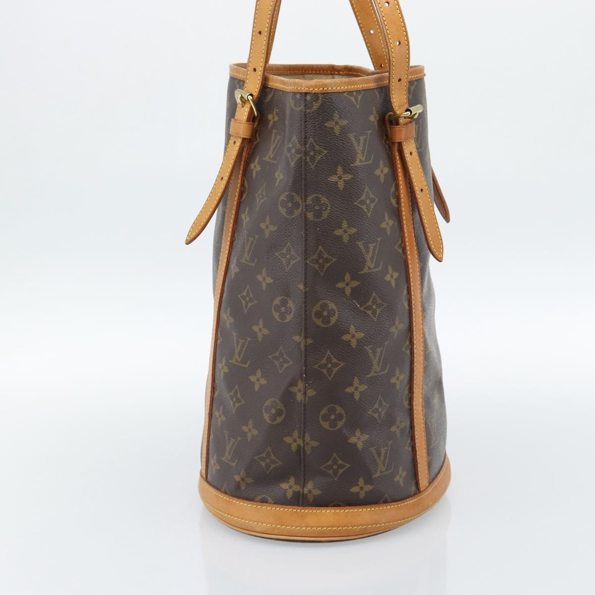 LOUIS VUITTON Monogram Bucket GM Shoulder Bag M42236 LV Auth hk3864