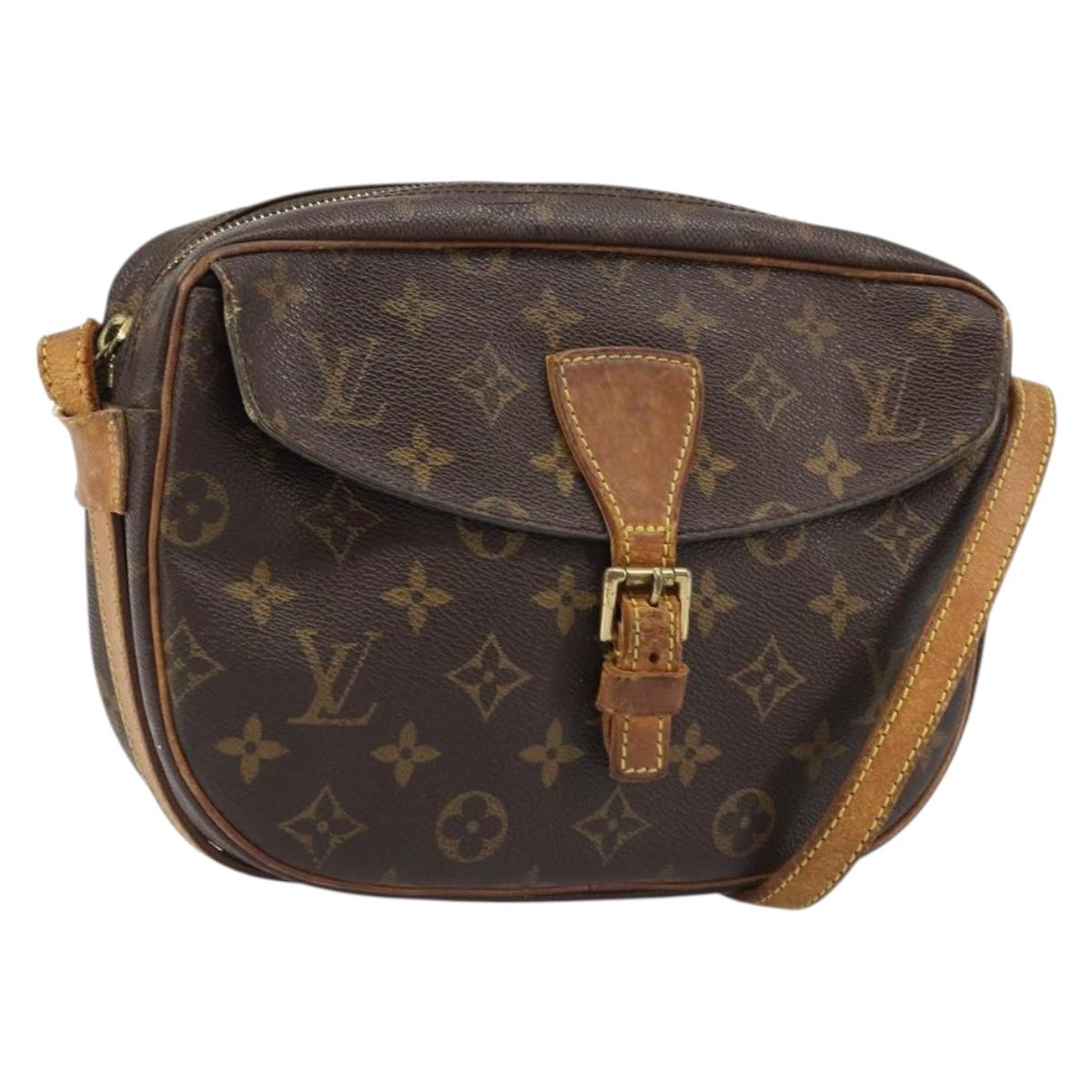 LOUIS VUITTON Monogram Jeune Fille MM Shoulder Bag M51226 LV Auth hk3865