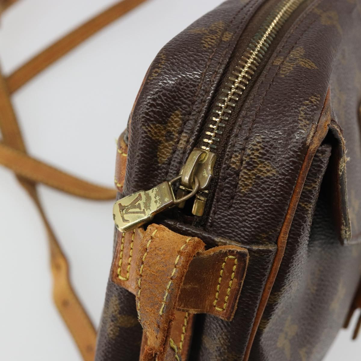LOUIS VUITTON Monogram Jeune Fille MM Shoulder Bag M51226 LV Auth hk3865