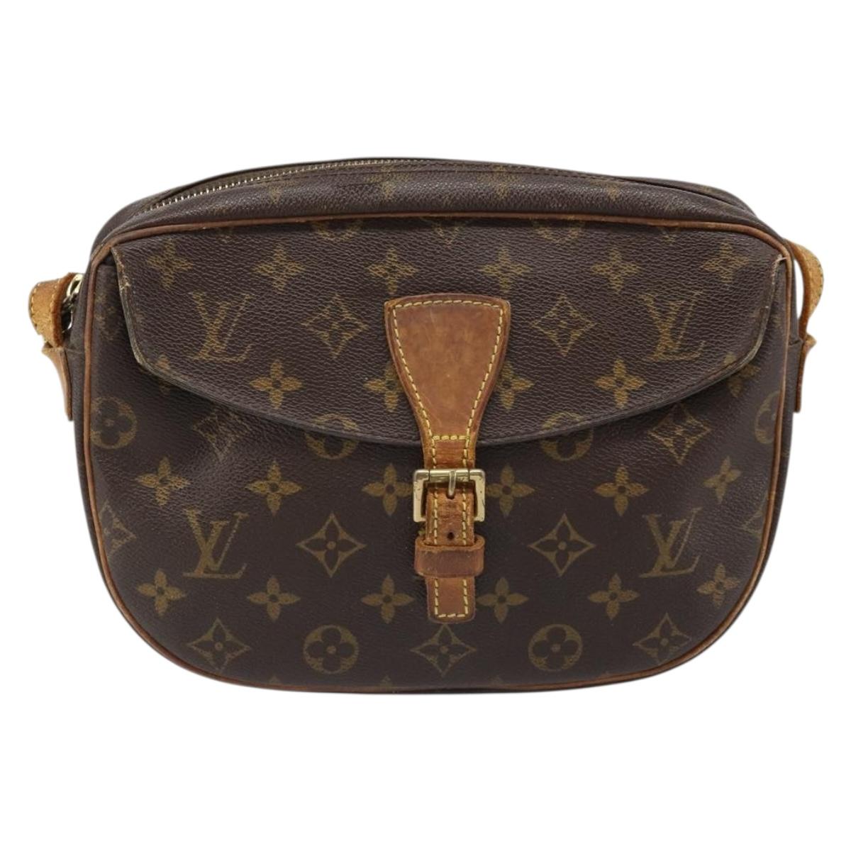 LOUIS VUITTON Monogram Jeune Fille MM Shoulder Bag M51226 LV Auth hk3865