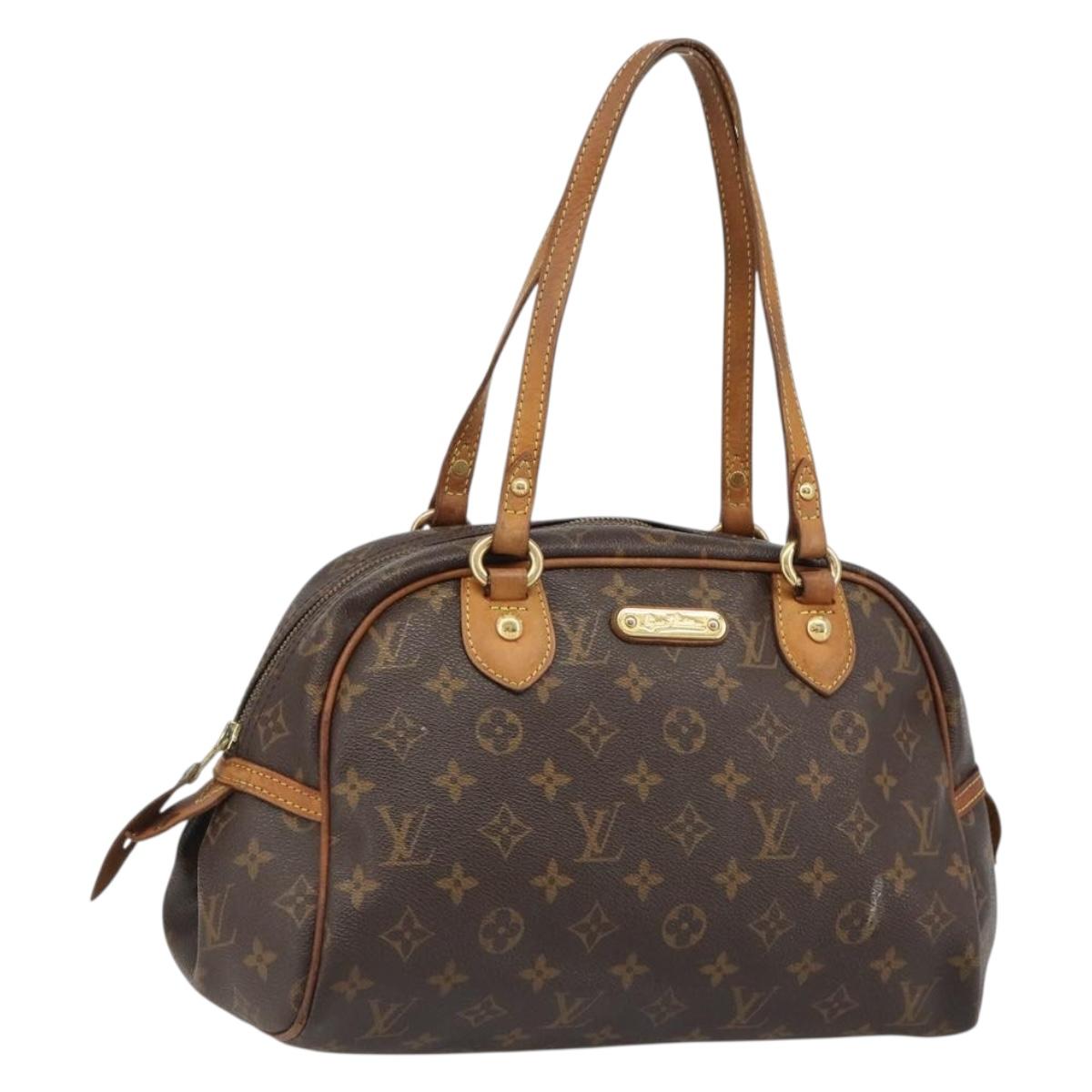 LOUIS VUITTON Monogram Montorgueil PM Hand Bag M95565 LV Auth hk3868