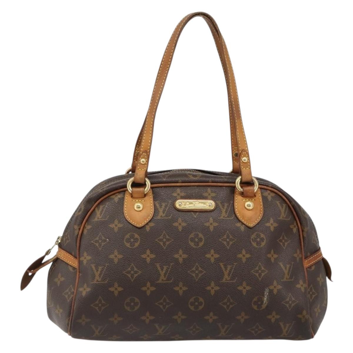 LOUIS VUITTON Monogram Montorgueil PM Hand Bag M95565 LV Auth hk3868