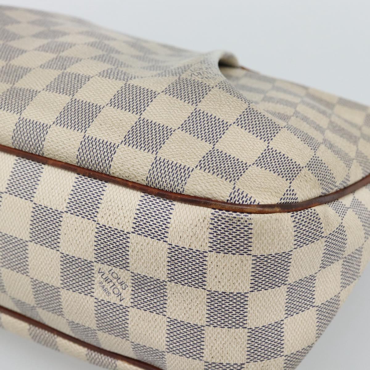 LOUIS VUITTON Damier Azur Siracusa PM Shoulder Bag N41113 LV Auth hk3871