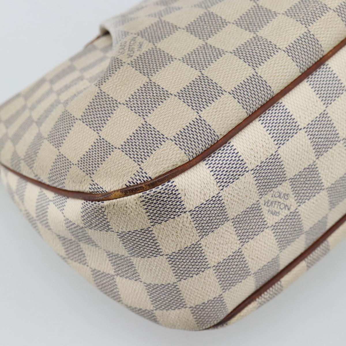 LOUIS VUITTON Damier Azur Siracusa PM Shoulder Bag N41113 LV Auth hk3871