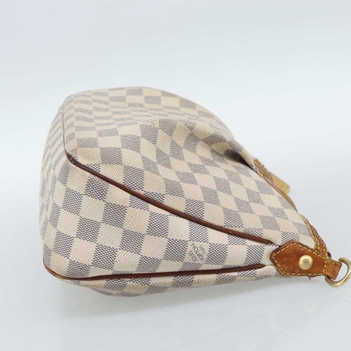 LOUIS VUITTON Damier Azur Siracusa PM Shoulder Bag N41113 LV Auth hk3871