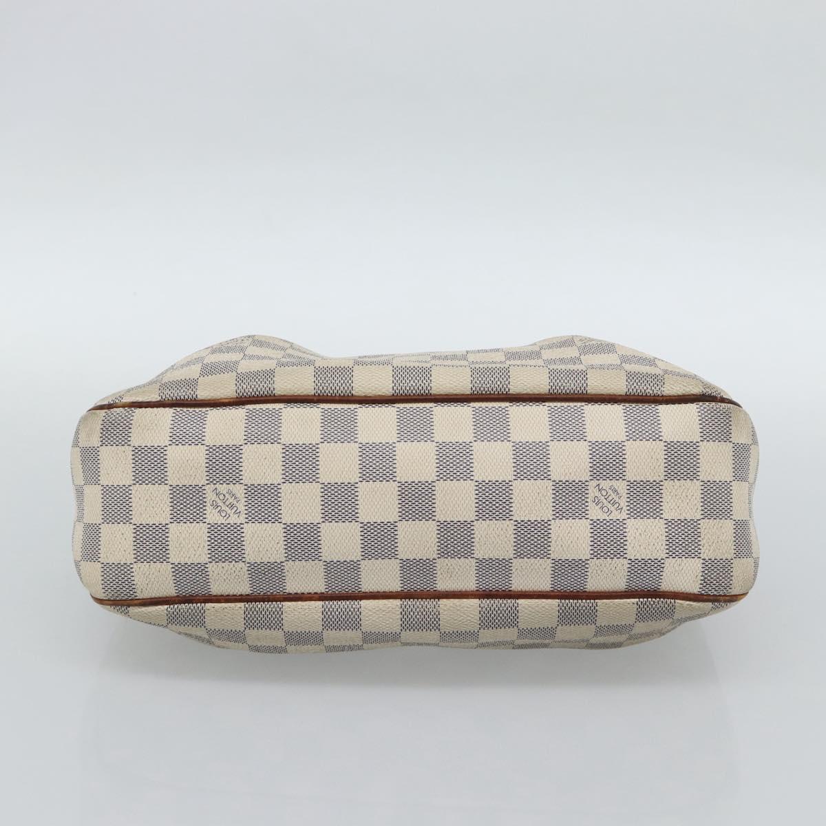 LOUIS VUITTON Damier Azur Siracusa PM Shoulder Bag N41113 LV Auth hk3871
