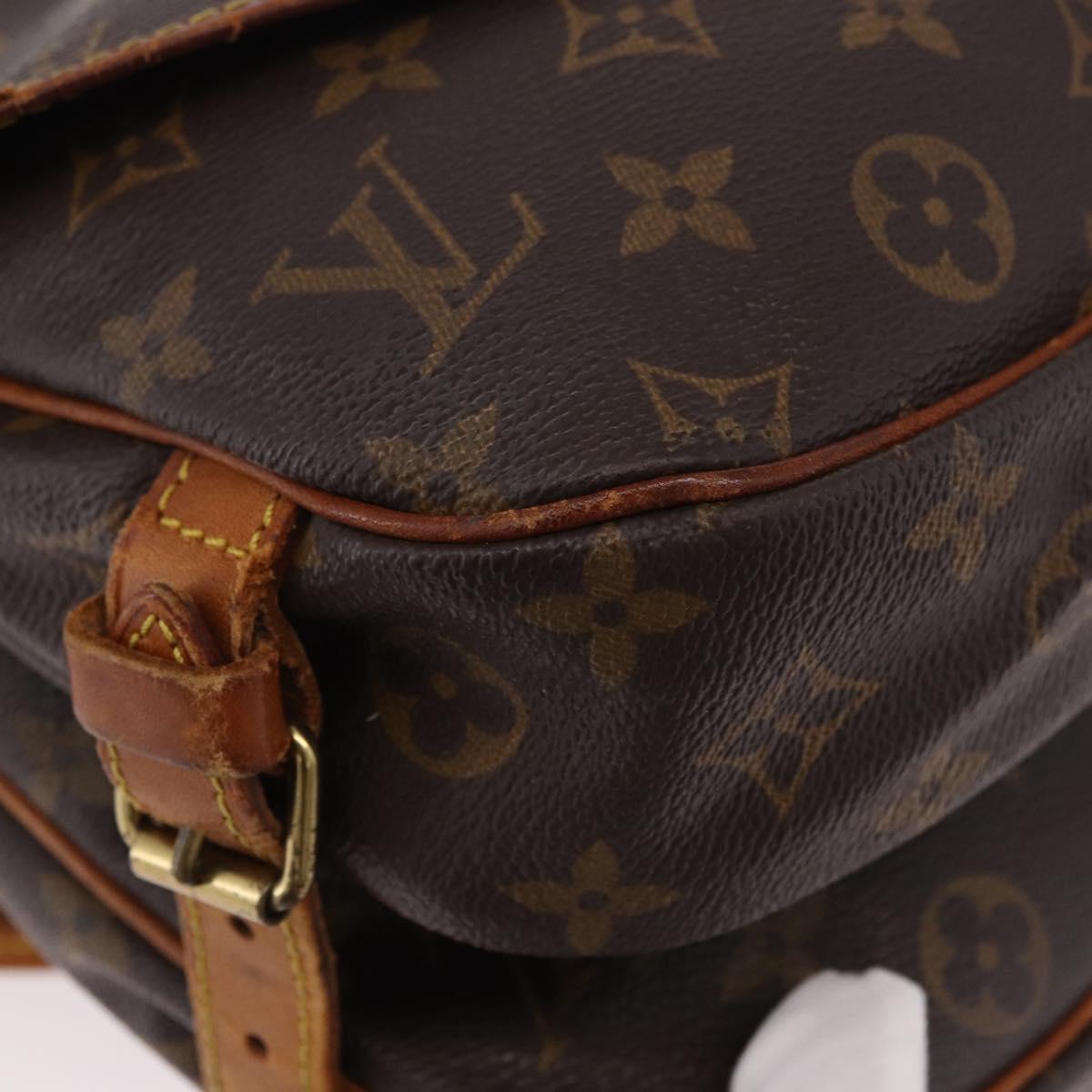 LOUIS VUITTON Monogram Saumur 30 Shoulder Bag M42256 LV Auth hk3873