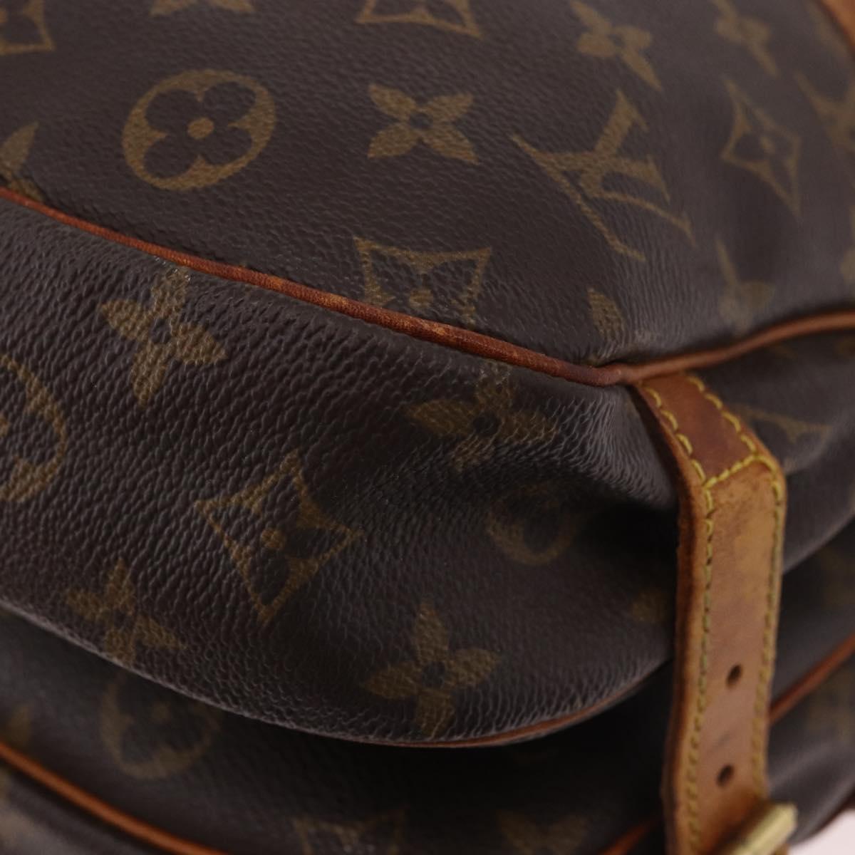 LOUIS VUITTON Monogram Saumur 30 Shoulder Bag M42256 LV Auth hk3873