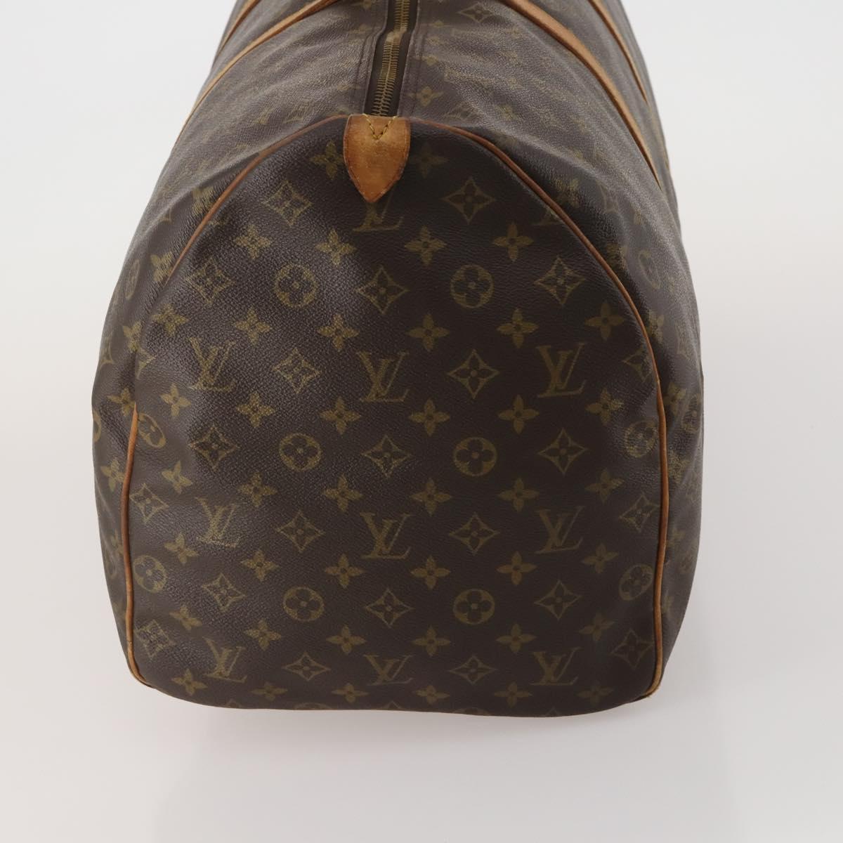 LOUIS VUITTON Monogram Keepall 60 Boston Bag M41422 LV Auth hk3881