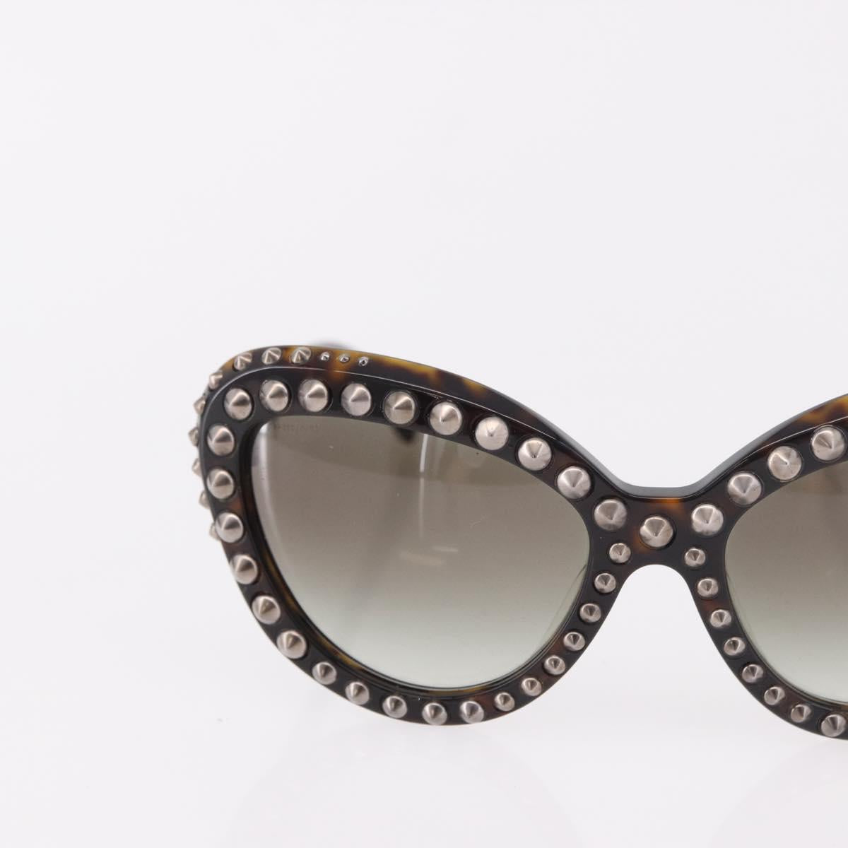 PRADA Sunglasses plastic Black Auth hk3889V
