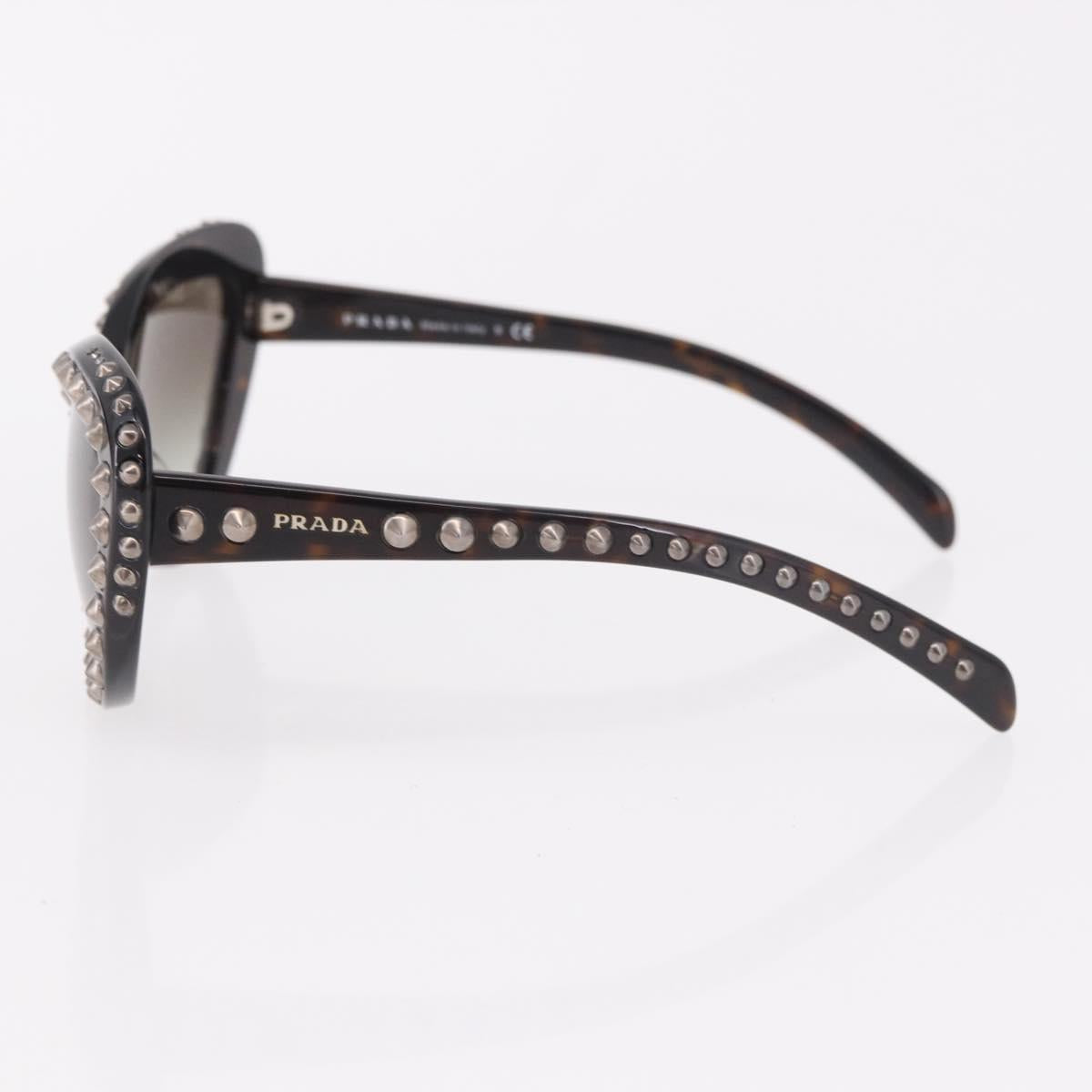 PRADA Sunglasses plastic Black Auth hk3889V