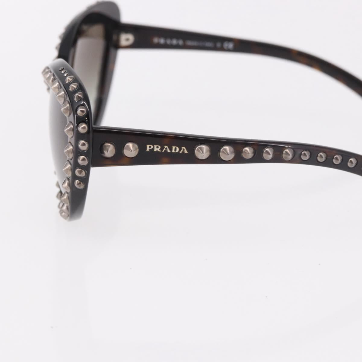 PRADA Sunglasses plastic Black Auth hk3889V