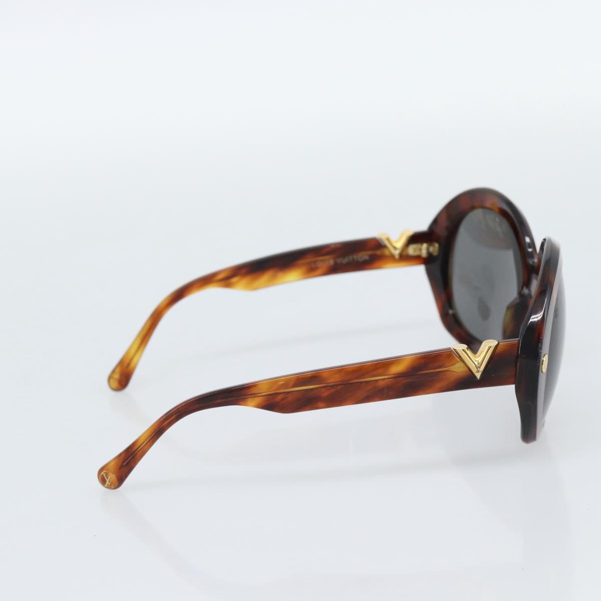 LOUIS VUITTON Lapiscine Sunglasses plastic Brown Z1047U LV Auth hk3890