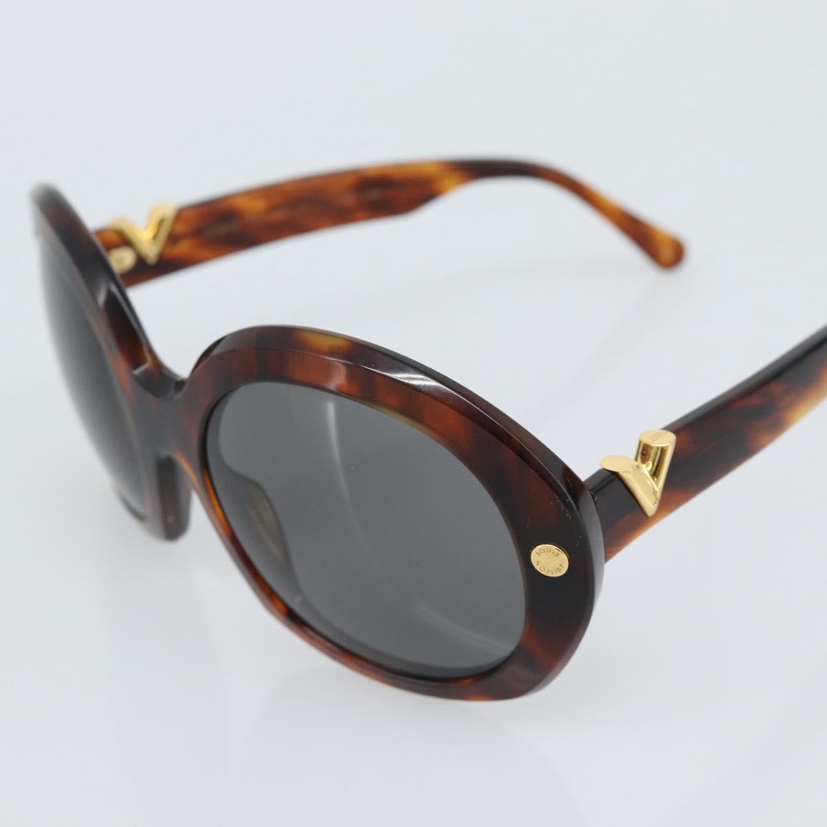 LOUIS VUITTON Lapiscine Sunglasses plastic Brown Z1047U LV Auth hk3890