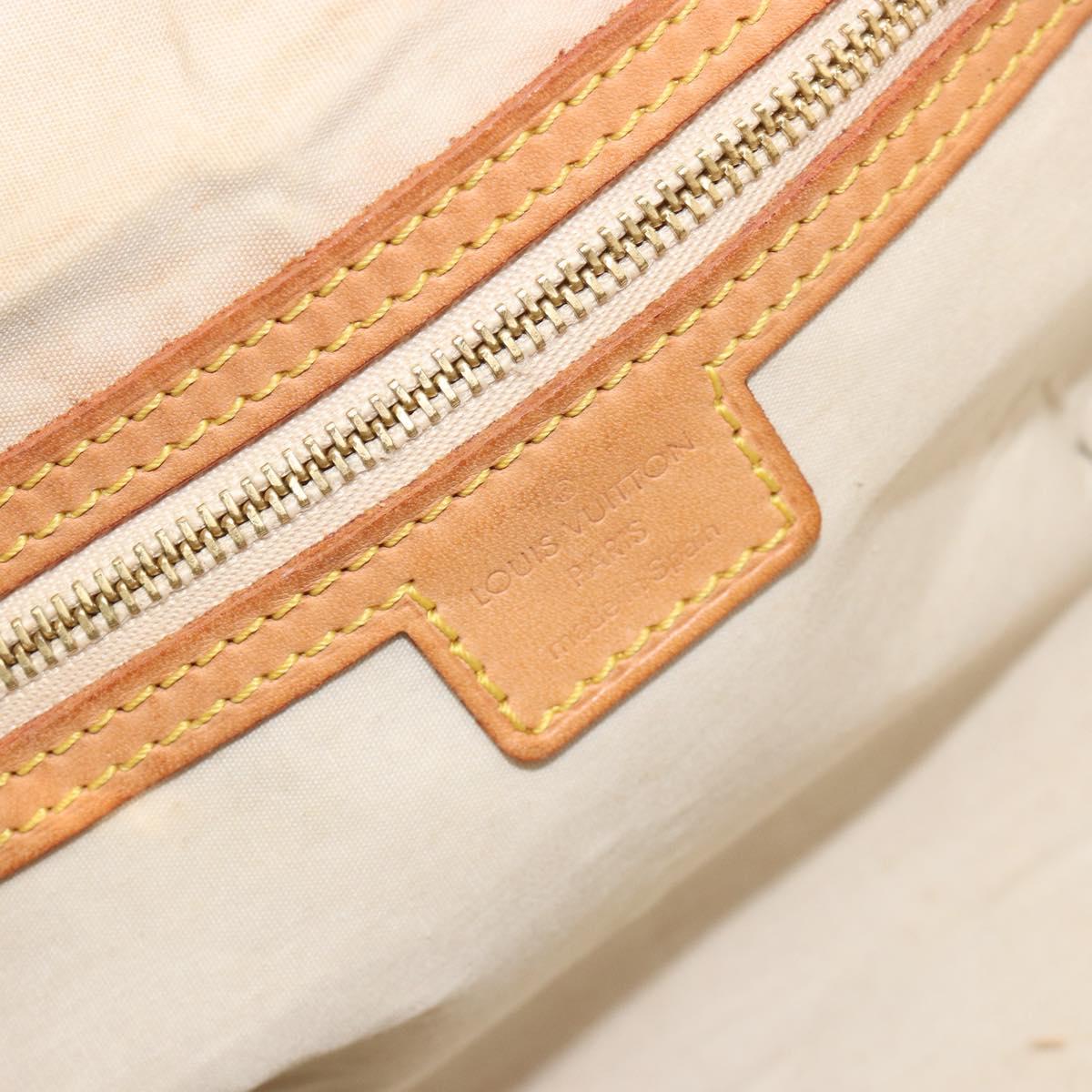 LOUIS VUITTON Monogram mini Marie Hand Bag Blue M92003 LV Auth hk3895