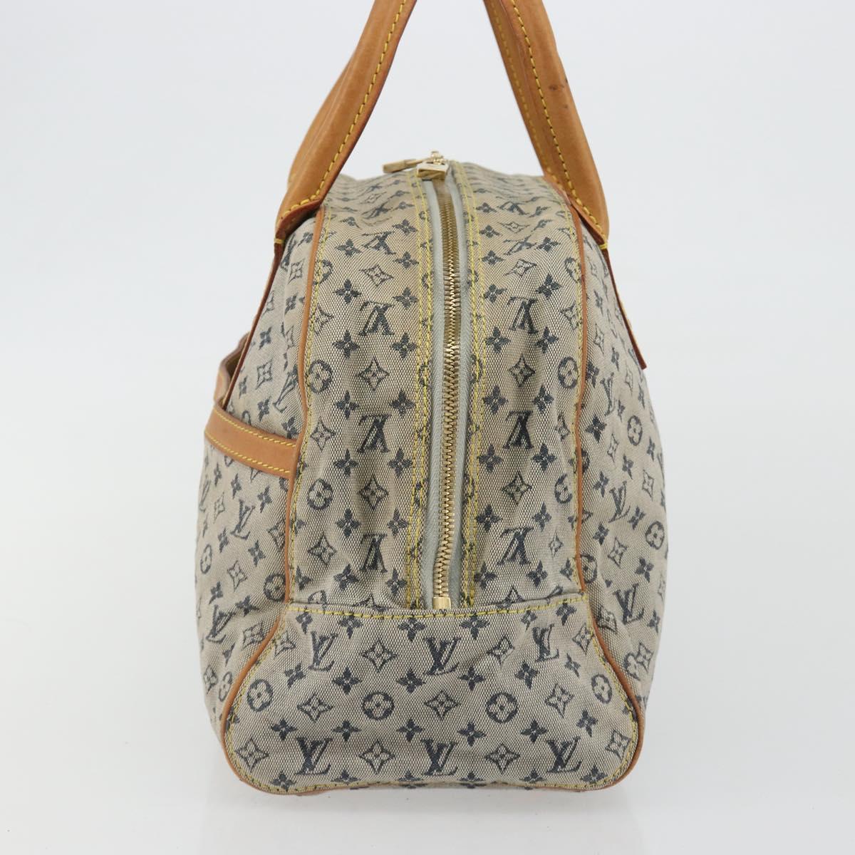 LOUIS VUITTON Monogram mini Marie Hand Bag Blue M92003 LV Auth hk3895