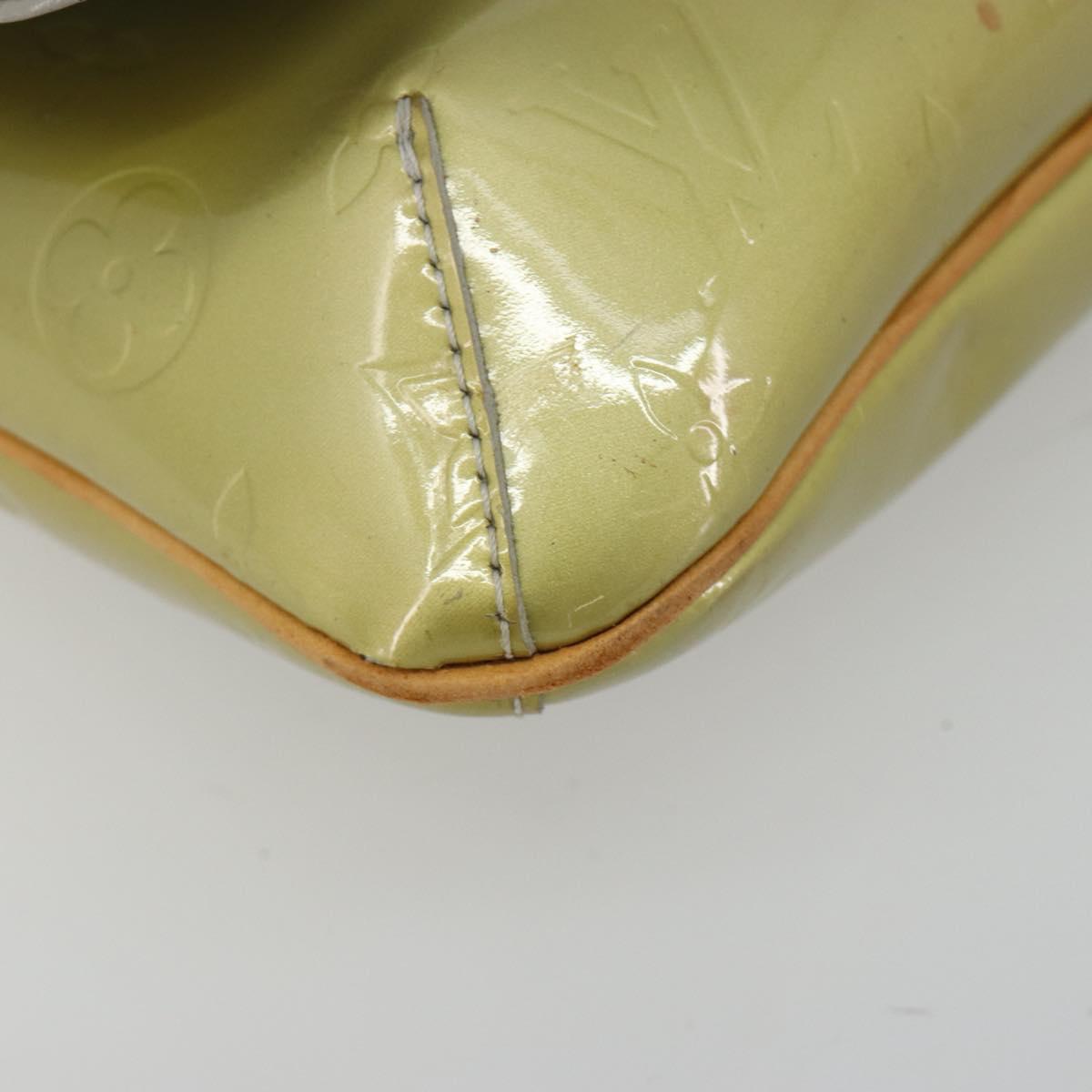 LOUIS VUITTON Monogram Vernis Thompson Street Bag Gris M91008 LV Auth hk3896