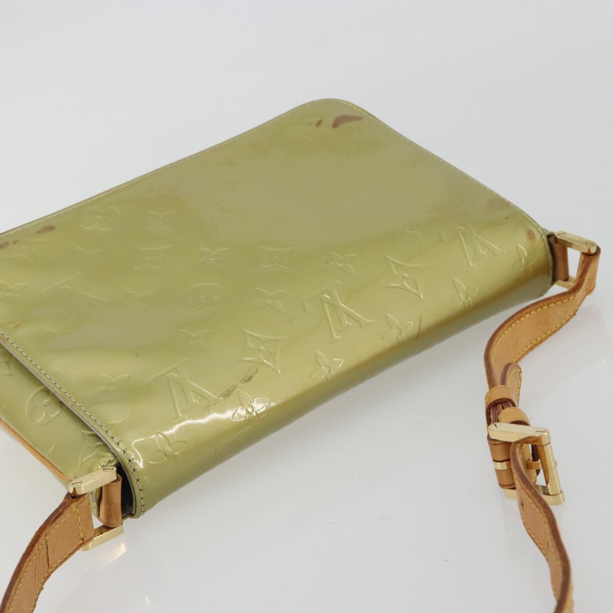 LOUIS VUITTON Monogram Vernis Thompson Street Bag Gris M91008 LV Auth hk3896