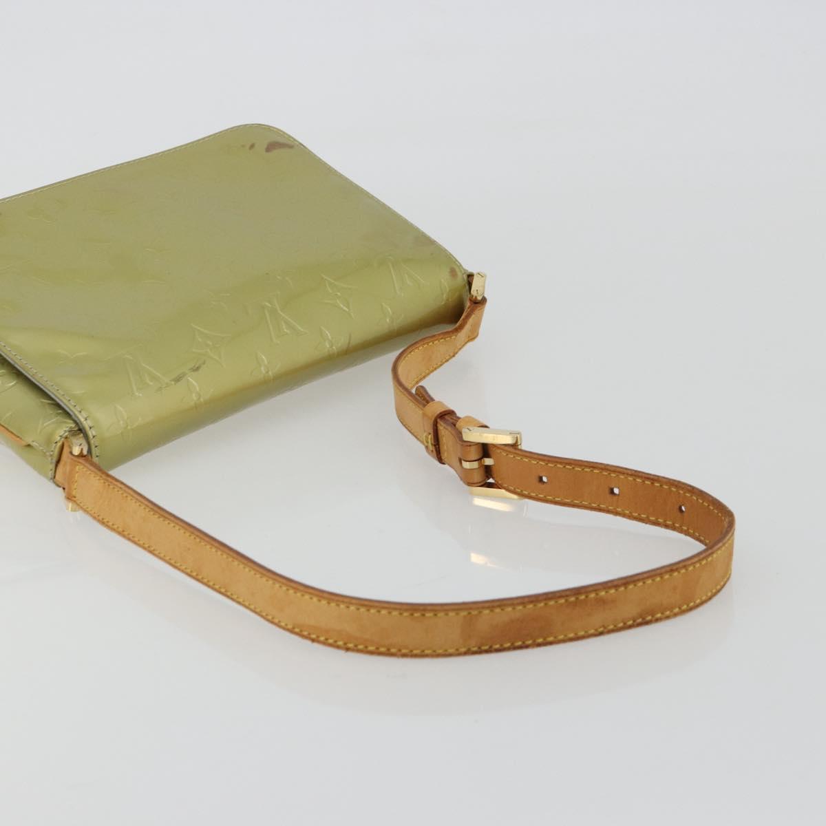 LOUIS VUITTON Monogram Vernis Thompson Street Bag Gris M91008 LV Auth hk3896