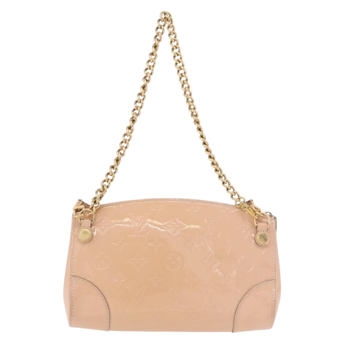 LOUIS VUITTON Vernis Santa Monica Clutch 2way Rose Valerine M50410 Auth hk3897