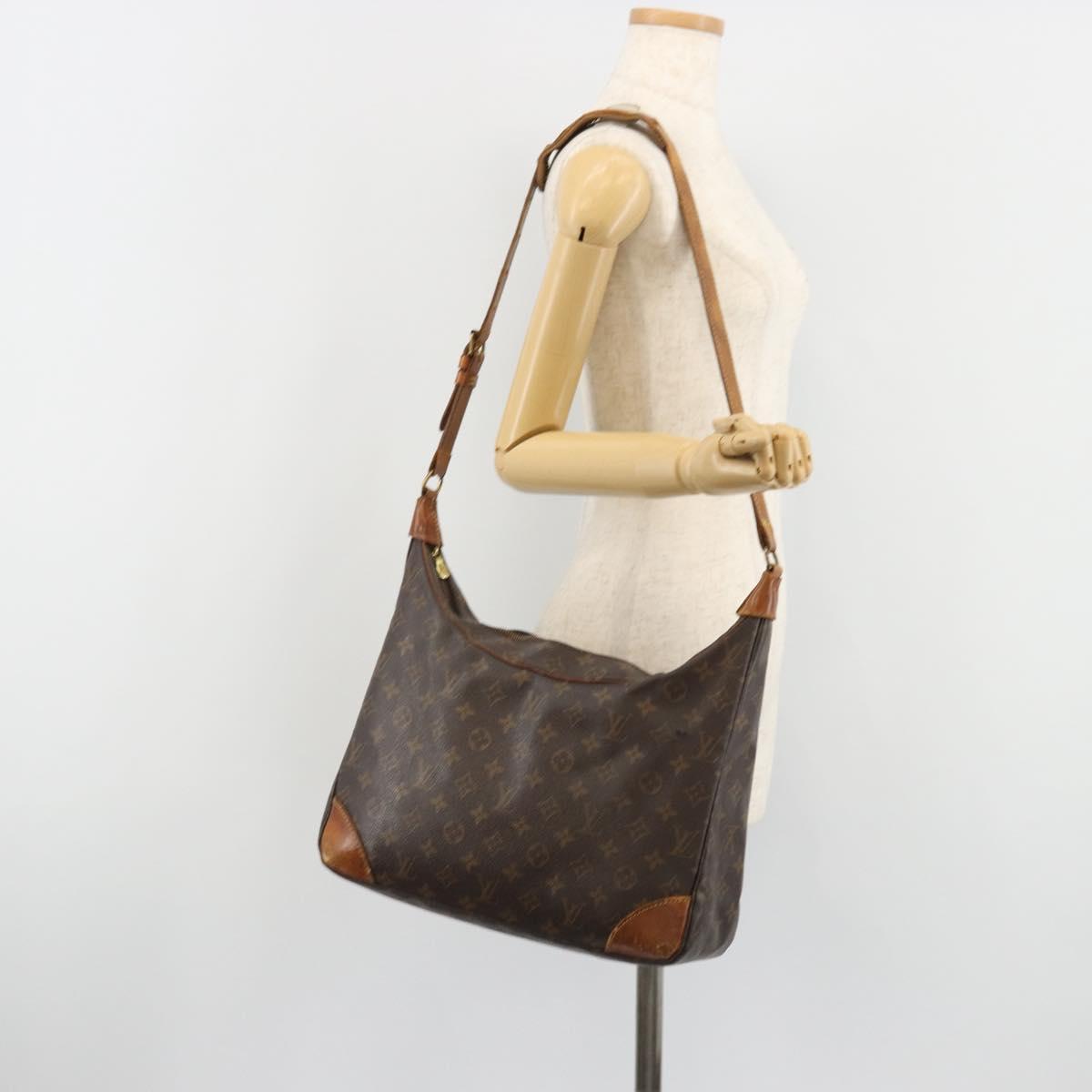 LOUIS VUITTON Monogram Boulogne 35 Shoulder Bag M51260 LV Auth hk3899