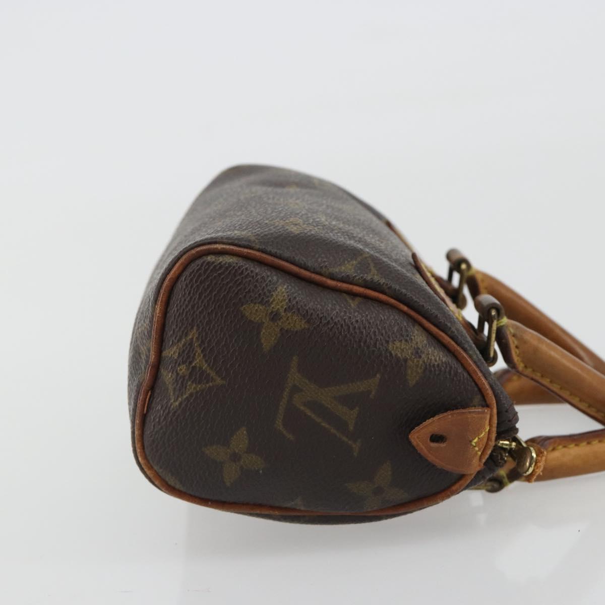 LOUIS VUITTON Monogram Mini Speedy Hand Bag M41534 LV Auth hk3900