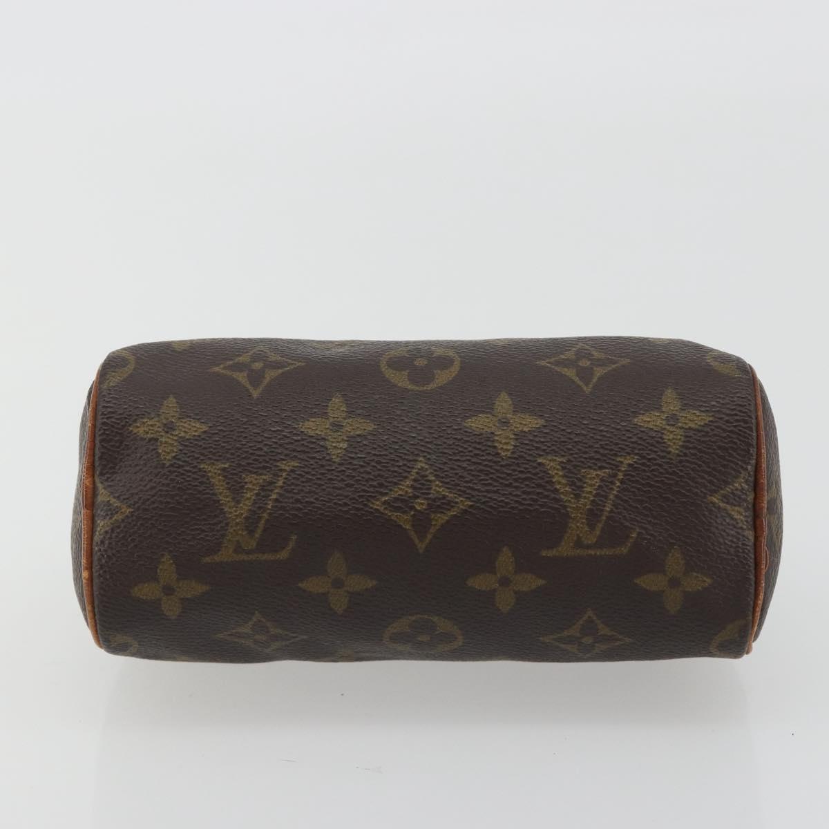 LOUIS VUITTON Monogram Mini Speedy Hand Bag M41534 LV Auth hk3900