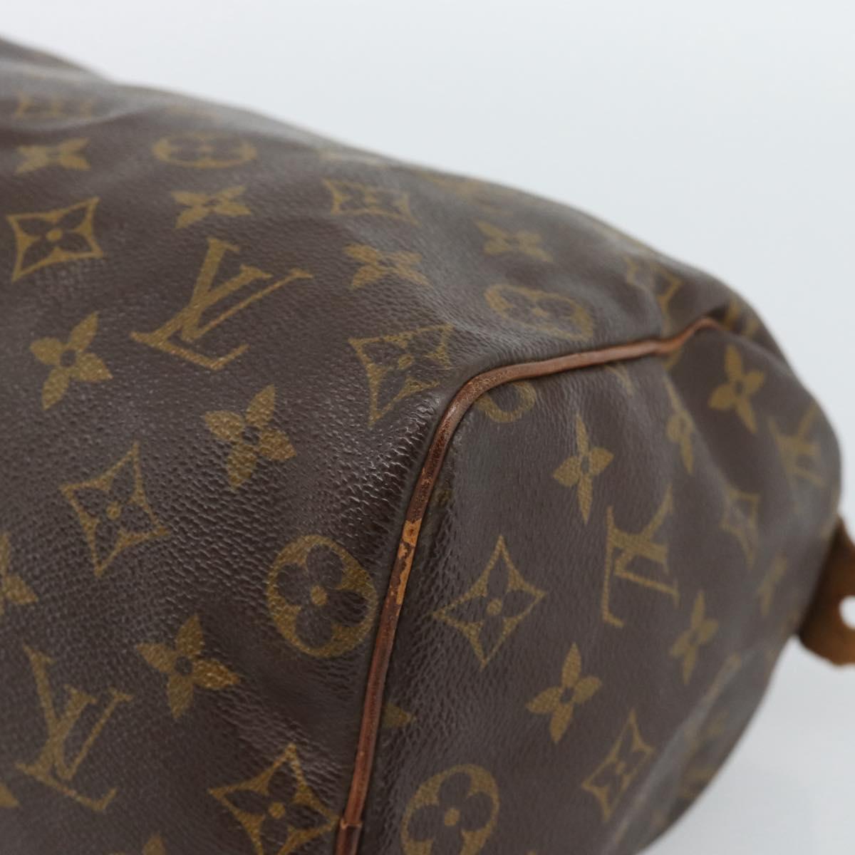 LOUIS VUITTON Monogram Speedy 25 Hand Bag M41528 LV Auth hk3902