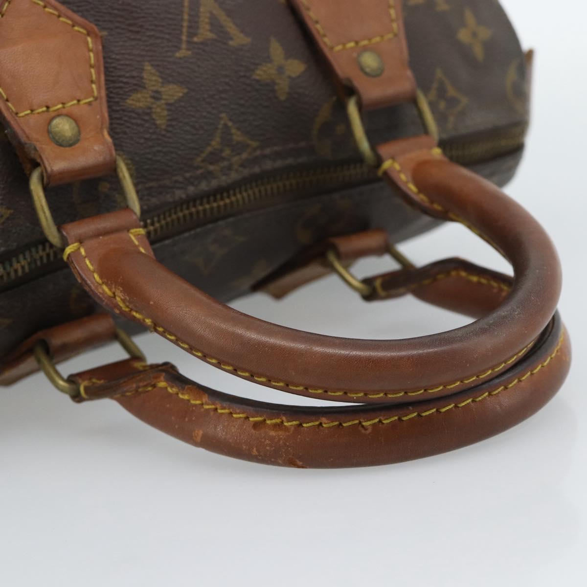 LOUIS VUITTON Monogram Speedy 25 Hand Bag M41528 LV Auth hk3902